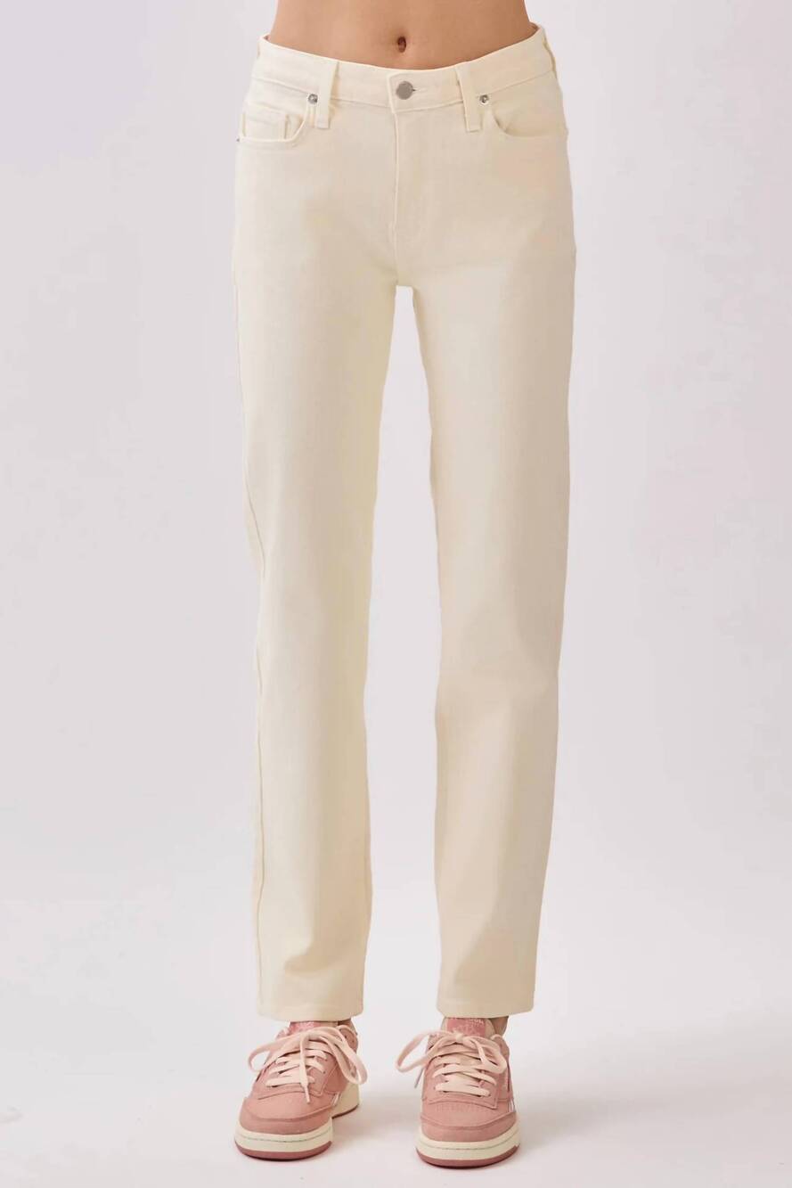 NEW L.T.J siena straight leg jeans in butter cream